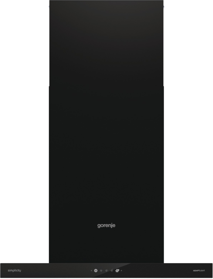 Gorenje WHT6SYB Dekorativ Dunstabzug Kamin 60cm Schwarz 