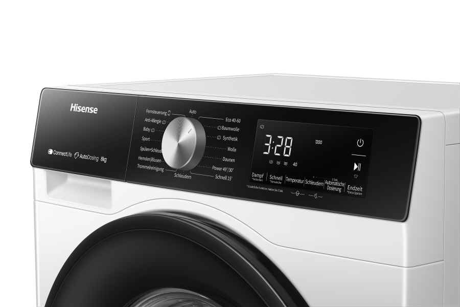 Hisense WF3S8045BW3 Waschmaschine  Stand 8 kg 1400 U/Min Weiß  