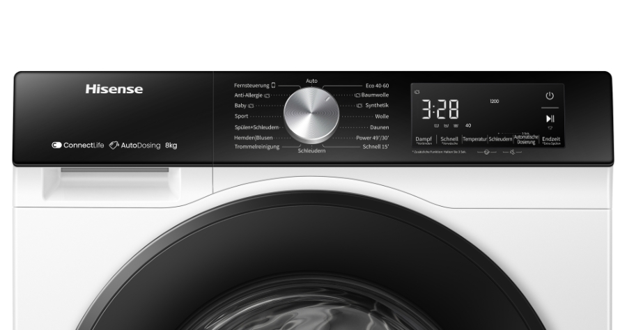 Hisense WF3S8045BW3 Waschmaschine  Stand 8 kg 1400 U/Min Weiß  