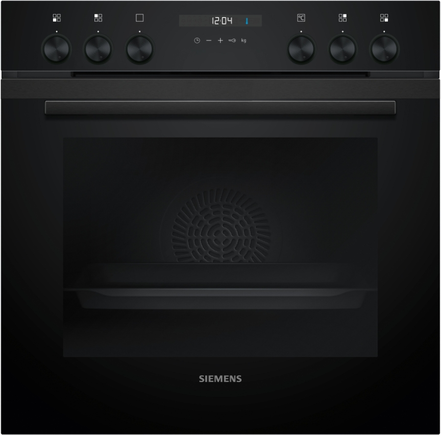 Siemens HE217GBB4 Q500, Einbau-Herd, 60 x 60 cm Deep black inox