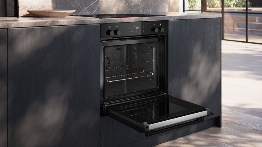 Siemens HE271ABB4 iQ300, Einbau-Herd, 60 x 60 cm,pyrolyse Deep black inox