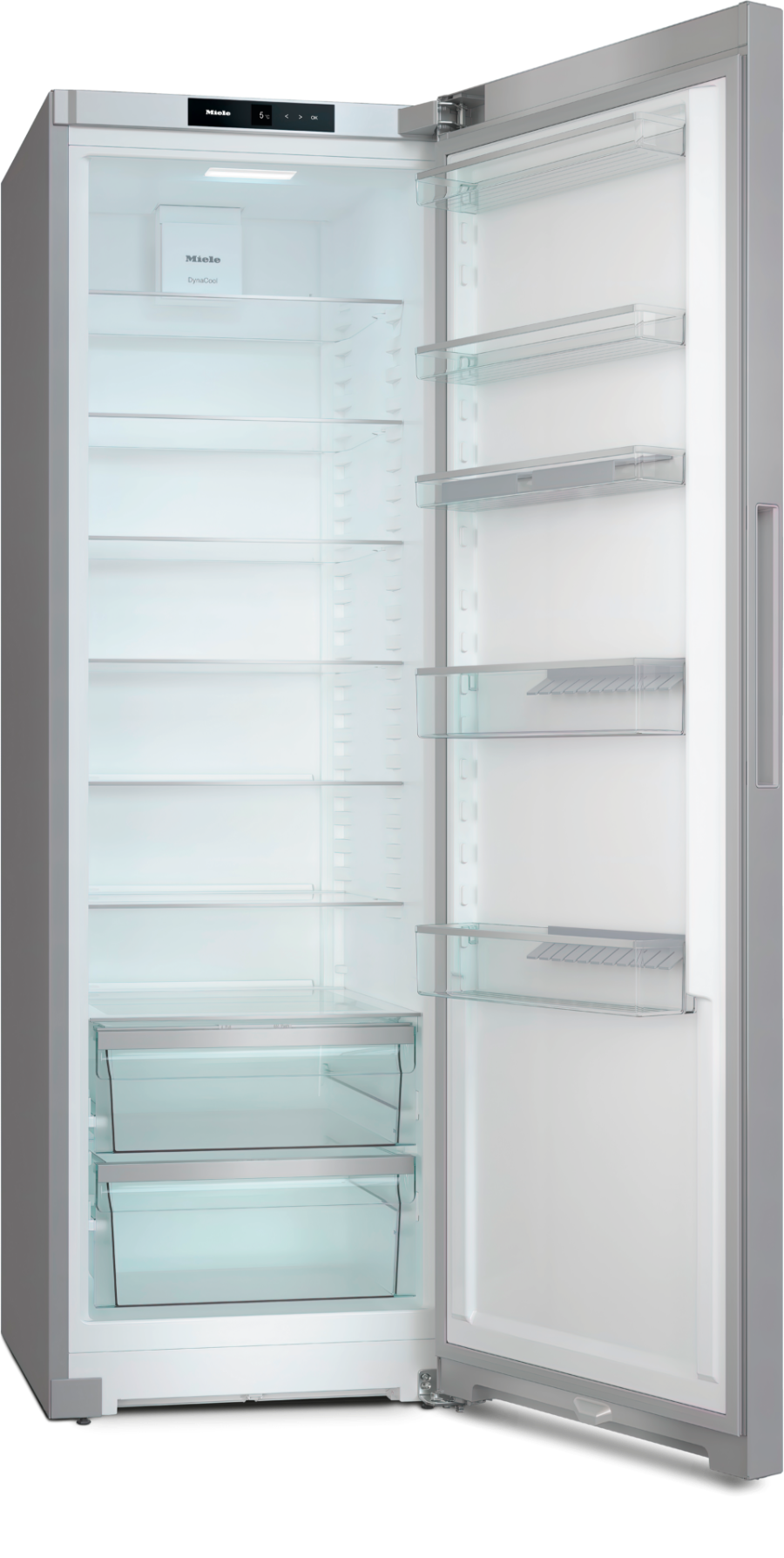 Miele KS 4383 DD el Kühlschrank Stand Edelstahl-Look 186cm 
