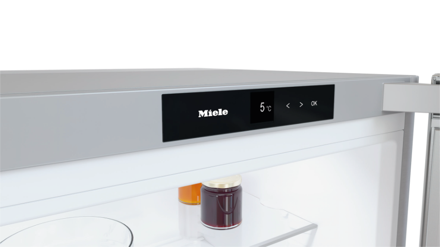Miele KS 4383 DD el Kühlschrank Stand Edelstahl-Look 186cm 