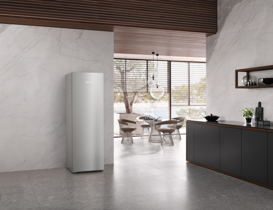 Miele KS 4383 DD el Kühlschrank Stand Edelstahl-Look 186cm 