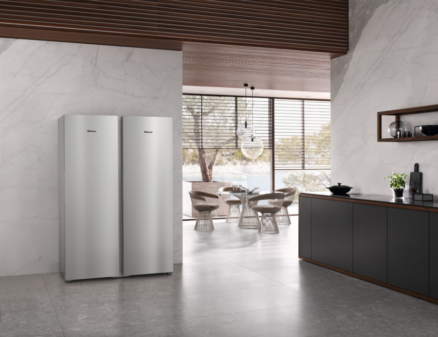 Miele KS 4383 DD el Kühlschrank Stand Edelstahl-Look 186cm 