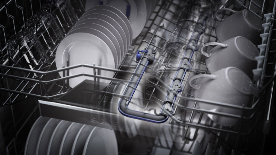 Siemens SN65EX12CE Geschirrspüler Einbau 60 cm vollintegriert  mit Besteckschublade