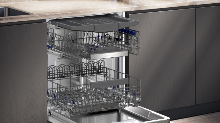 Siemens SN65EX12CE Geschirrspüler Einbau 60 cm vollintegriert  mit Besteckschublade