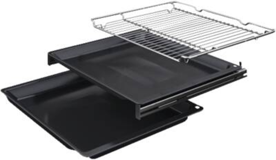 Siemens HR776GMB1 iQ700 Backofen mit Dampfunterstützung  Schwarz Bratenthermometer Plus,Pyrolyse