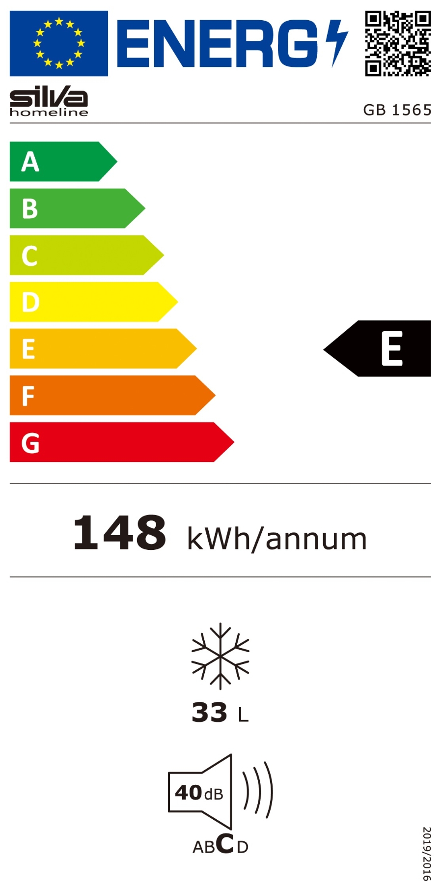  GB 1565 Gefrierbox 33l 
