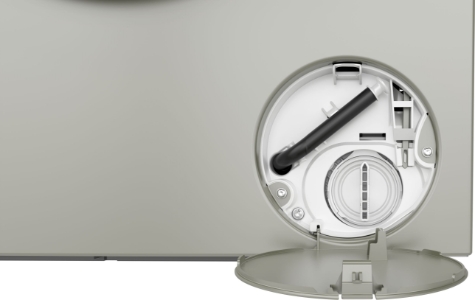 Bosch WGB2560X1 Serie 8, Waschmaschine Frontlader 10 kg 1600 U/min., Silber-inox