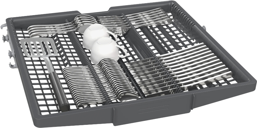 Siemens SX53ES02CE IQ300 Geschirrspüler teilintegriert 60 cm XXL mit Besteckschublade 86,5 cm Nische
