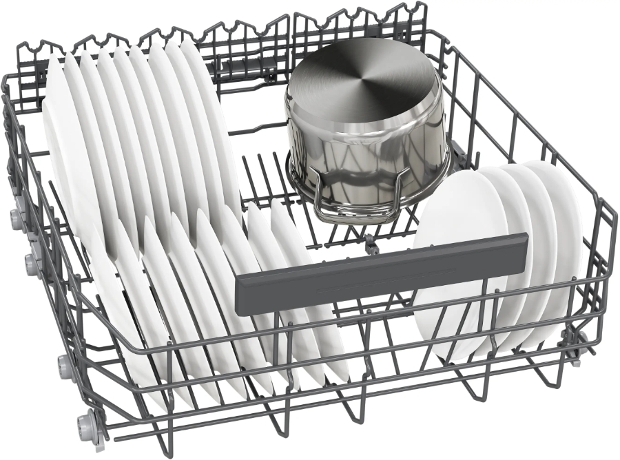 Siemens SX53ES02CE IQ300 Geschirrspüler teilintegriert 60 cm XXL mit Besteckschublade 86,5 cm Nische