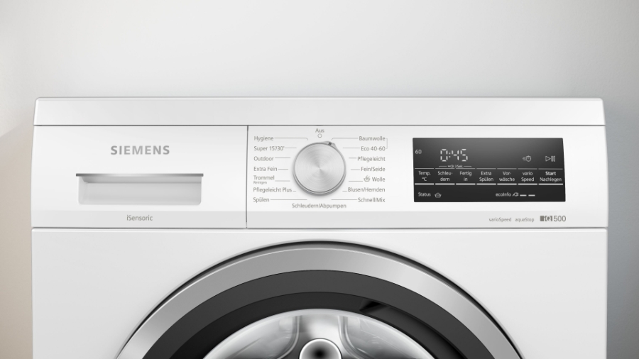 Siemens WU14UT70 iQ500, Waschmaschine, unterbaufähig - Frontlader, 8 kg, 1400 U/min.
