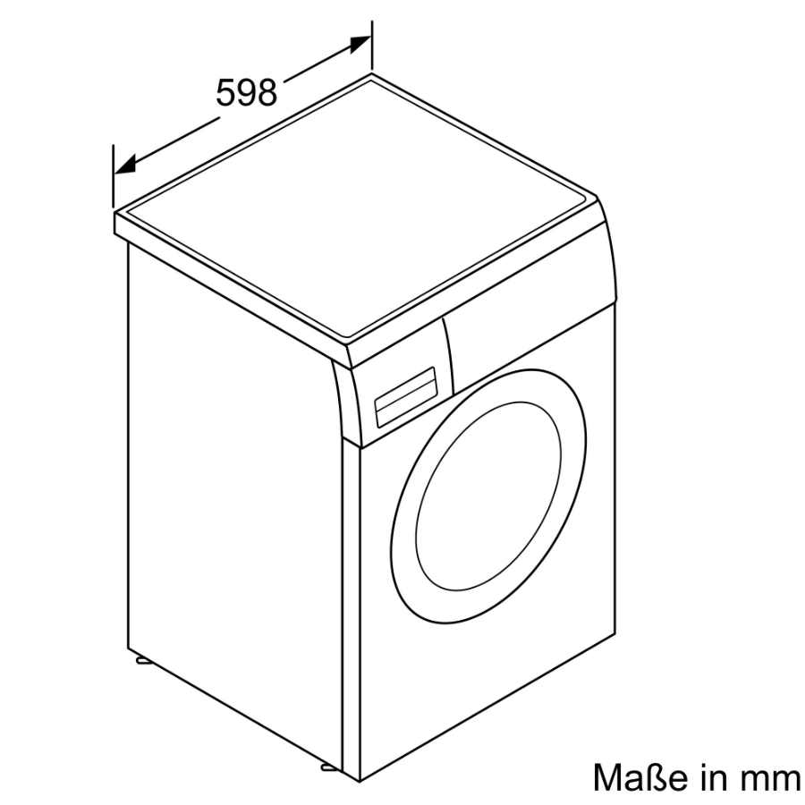 Siemens WU14UT70 iQ500, Waschmaschine, unterbaufähig - Frontlader, 8 kg, 1400 U/min.