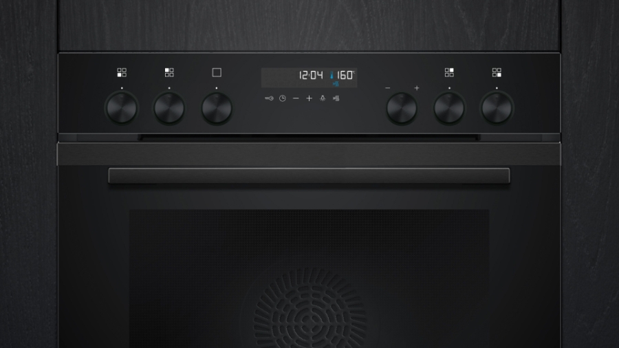 Siemens HE278GBB4 iQ500, Einbau-Herd, 60 x 60 cm, Deep black inox