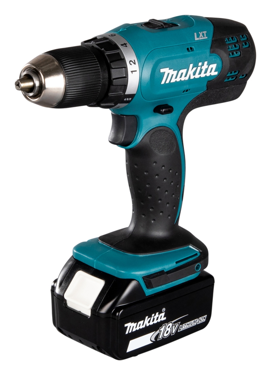 Makita DDF453RFE- Akku-Bohrschrauber LXT 18 V • 42 Nm • 0 – 1.300 U/min