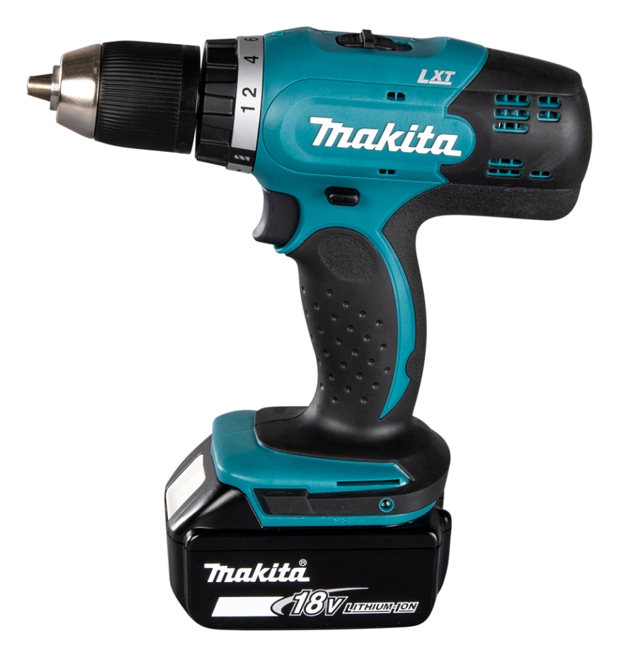 Makita DDF453RFE- Akku-Bohrschrauber LXT 18 V • 42 Nm • 0 – 1.300 U/min
