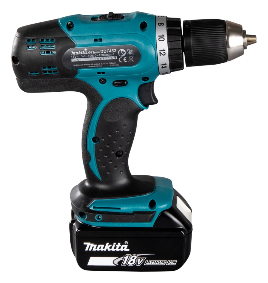 Makita DDF453RFE- Akku-Bohrschrauber LXT 18 V • 42 Nm • 0 – 1.300 U/min