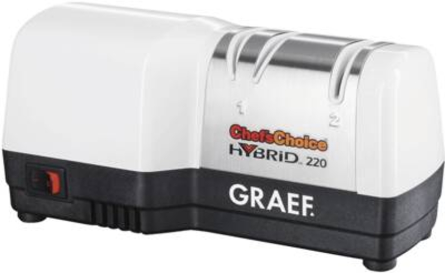 Graef CC 80 Allesschärfer Weiss-Schwarz 20° Schleifwinkel, 2-Phasen-Schliff