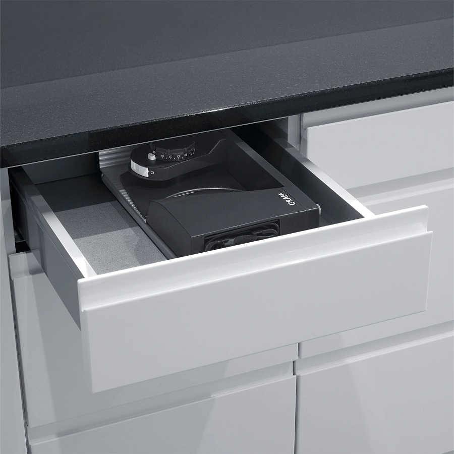 Graef MT1006 MYtiny Klappbarer Allesschneider Eisenglimmergrau 