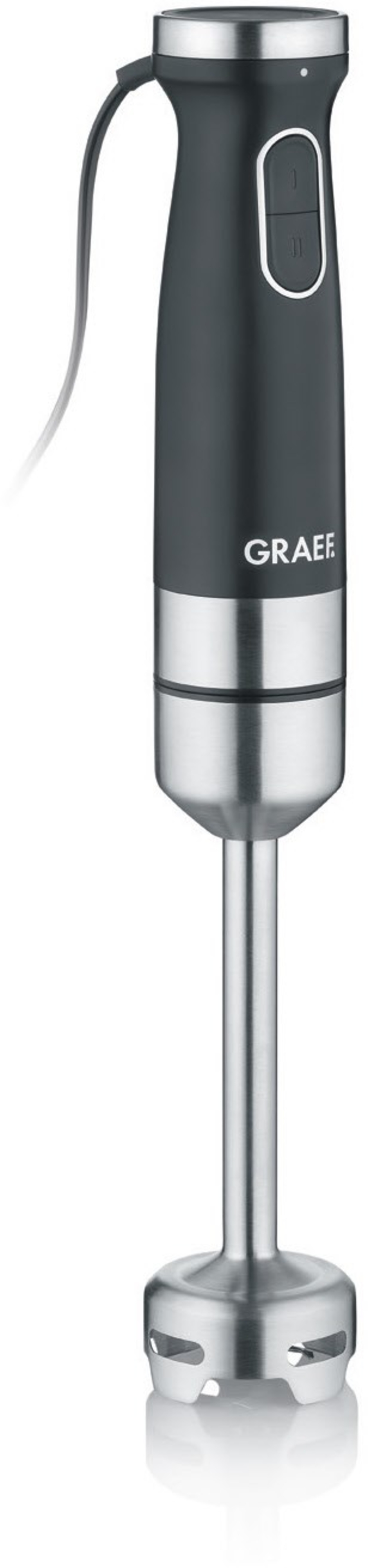 Graef HB602EU Stabmixer mit Pürierstab (Schwarz, 1200 Watt)  