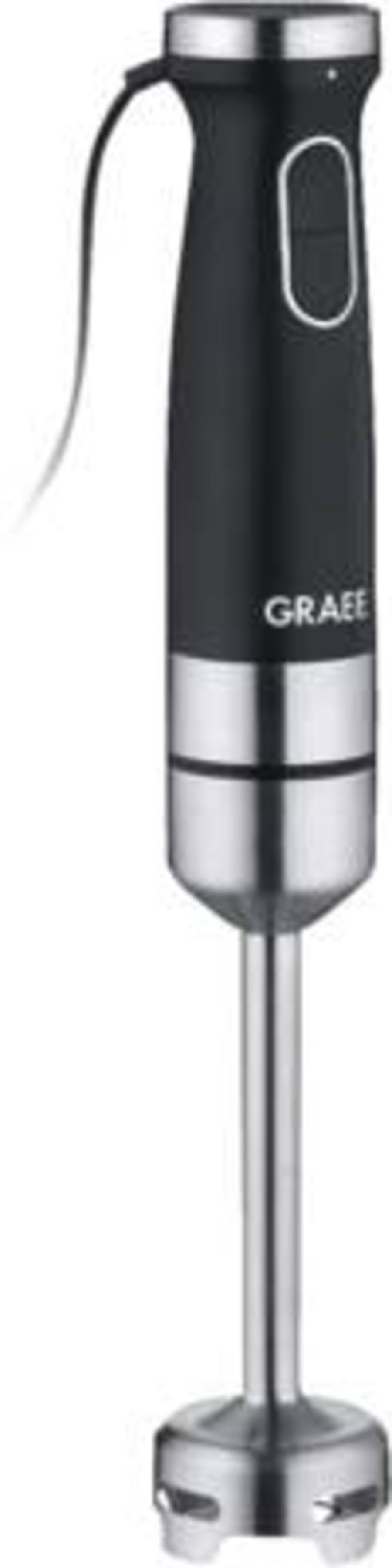 Graef HB602EU Stabmixer mit Pürierstab (Schwarz, 1200 Watt)  