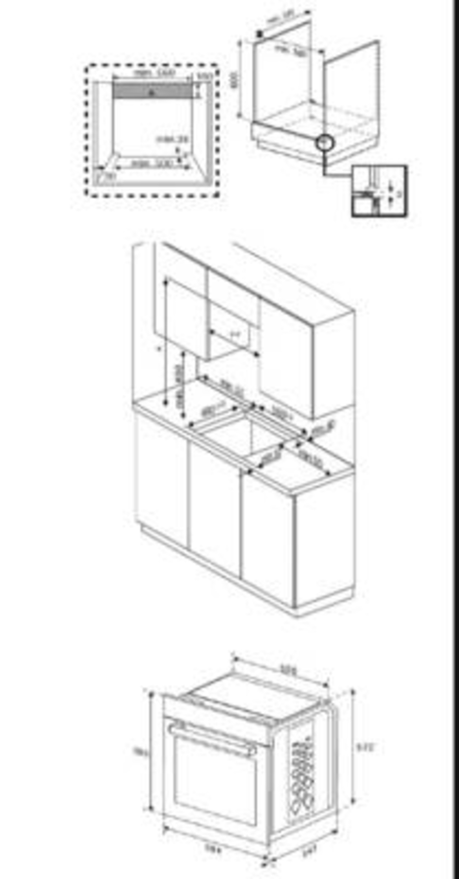 Beko BBSM12300XD Backofen Einbau Edelstahl mit Elektrokochfeld