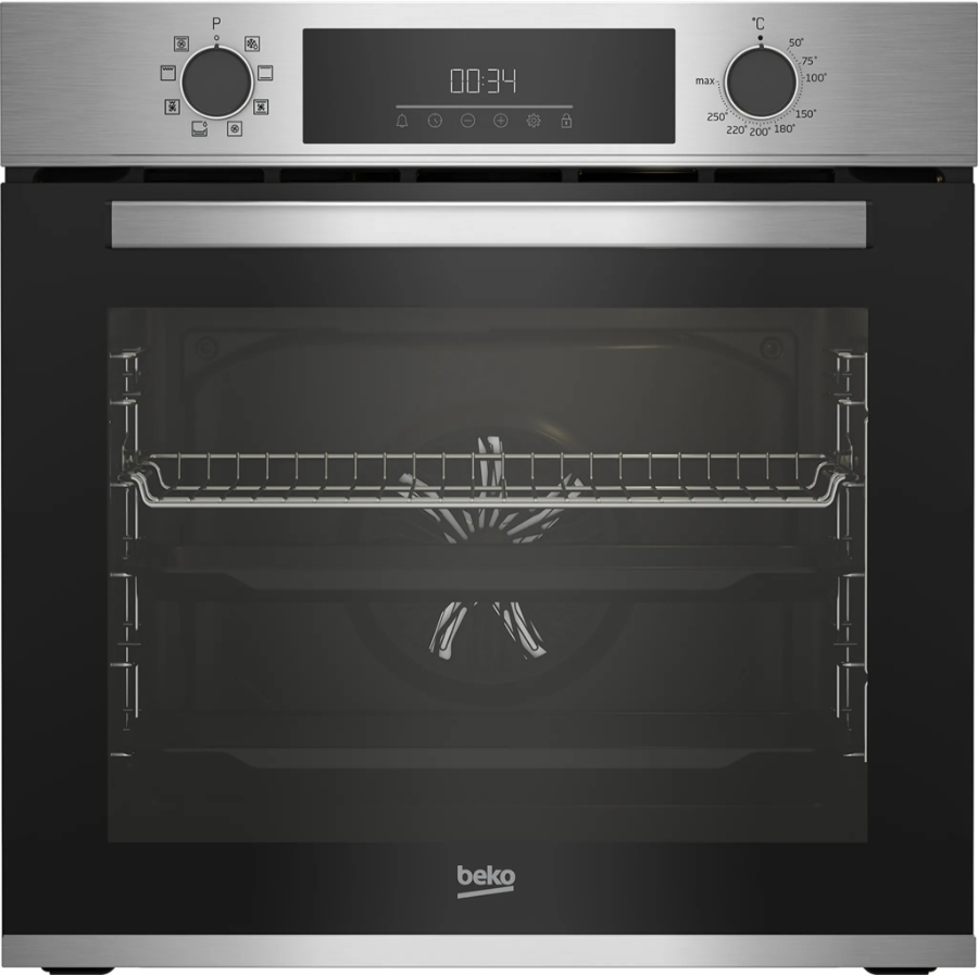 Beko BBSM12300XD Backofen Einbau Edelstahl mit Elektrokochfeld