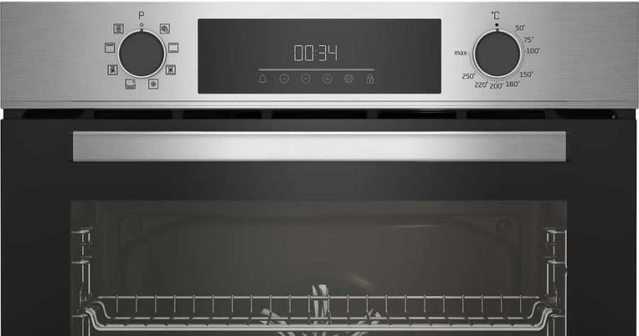 Beko BBSM12300XD Backofen Einbau Edelstahl mit Elektrokochfeld