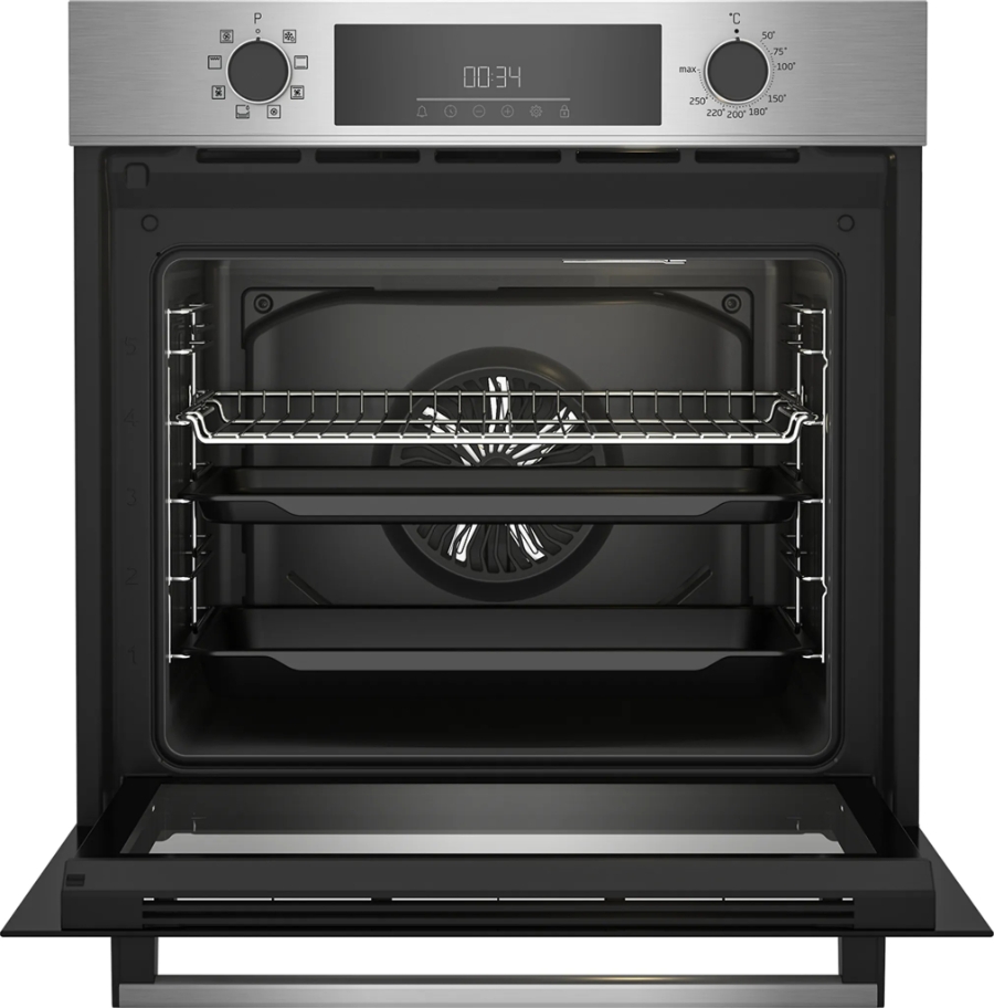 Beko BBSM12300XD Backofen Einbau Edelstahl mit Elektrokochfeld