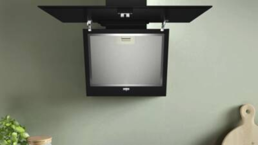 Bosch DWK65DK6K Dunstabzughaube Kamin schräg Schwarz 60 cm 