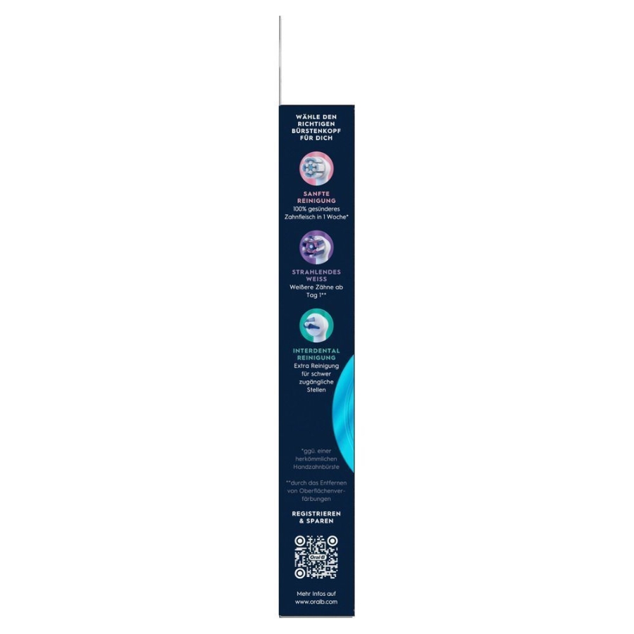 Oral-B Aufsteckbürsten iO Ultimative Reinigung 4er weiss 8700216195027