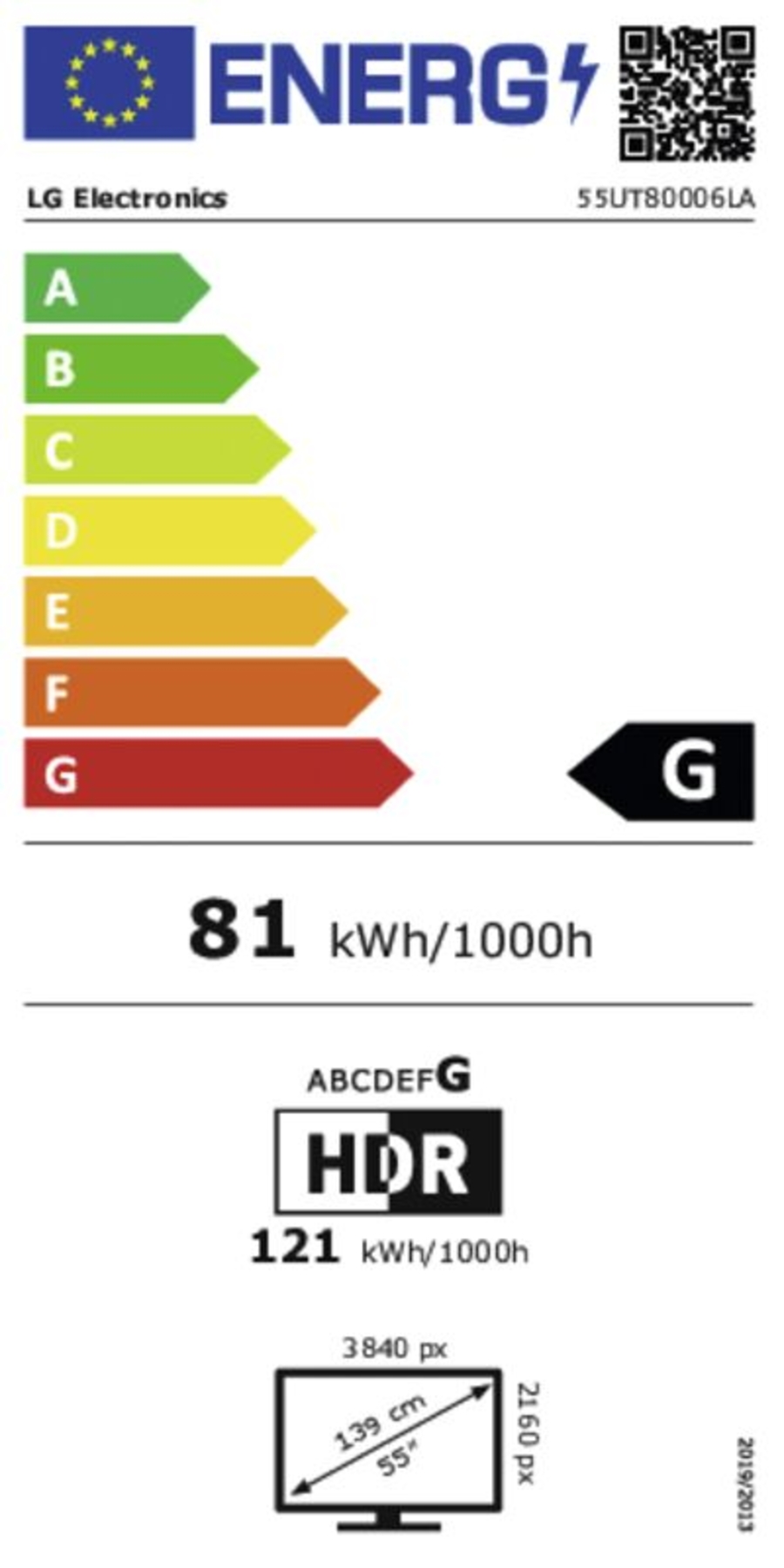 LG 55UT8000 139cm 55" 4K LED Smart TV Fernseher 