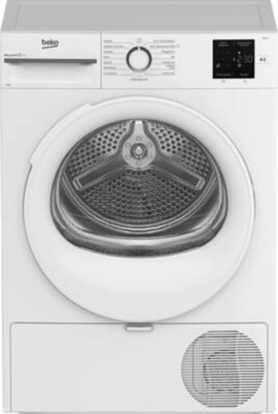Beko BM3T3829W Wärmepumpentrockner, 8 kg, Digital Display 