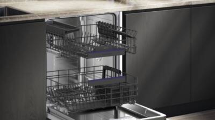 Siemens SN43ES22AE Geschirrspüler Unterbau Stahl gebürstet