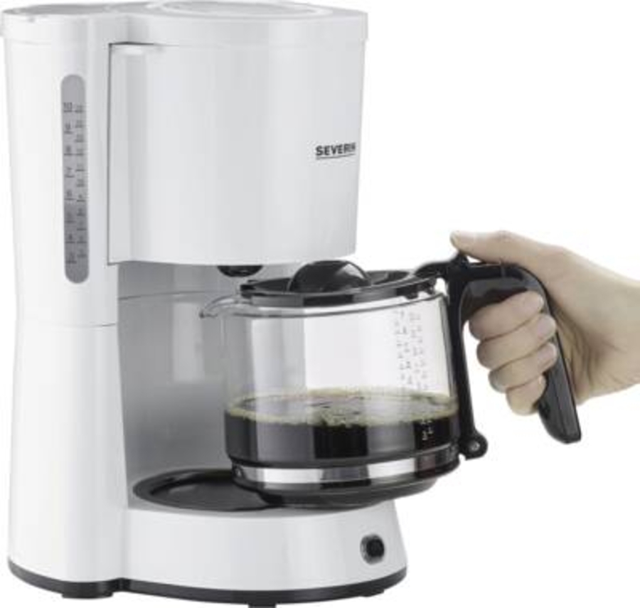 Severin KA4816 Filter-Kaffeemaschine Weiss-Schwarz 