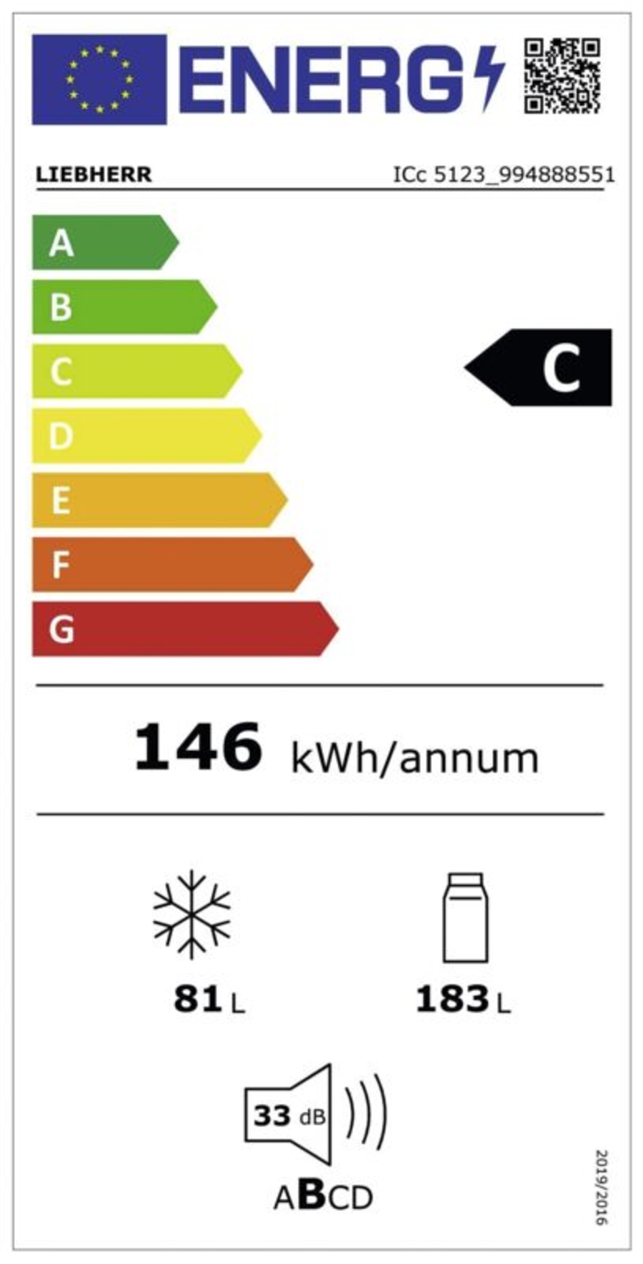 Liebherr ICc 5123-22 Integrierbare Kühl-Gefrierkombination mit EasyFresh und SmartFrost 178cm Nische