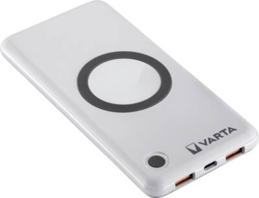 Varta Wireless Power Bank 10000 + Ladekabel, 10000mAh 