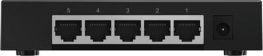 Hama 53308 Netzwerk-Switch, 5 Port 10/100 Schwarz 