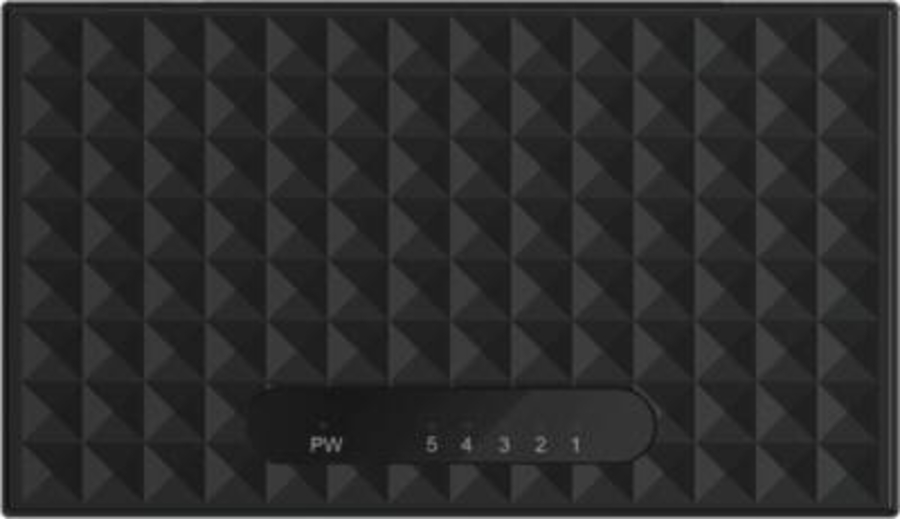 Hama 53308 Netzwerk-Switch, 5 Port 10/100 Schwarz 
