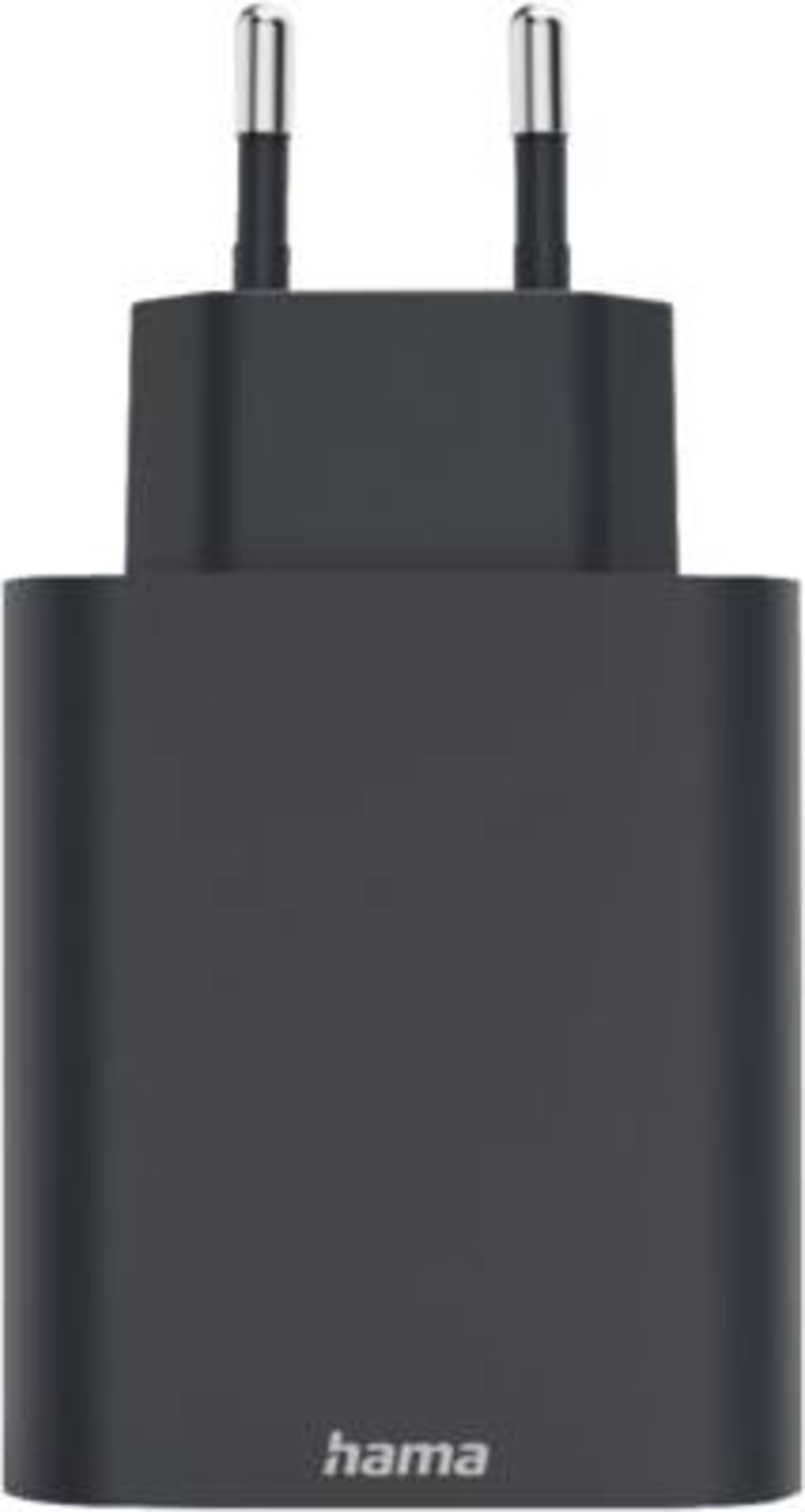 Hama 86444 Schnellladegerät, 1x USB-C, 1x USB-A, PD, 45 W Anthrazit