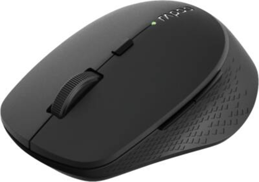 Rapoo Kabellose lautlose Multi-Mode-Maus "M300", Dunkelgrau 184341