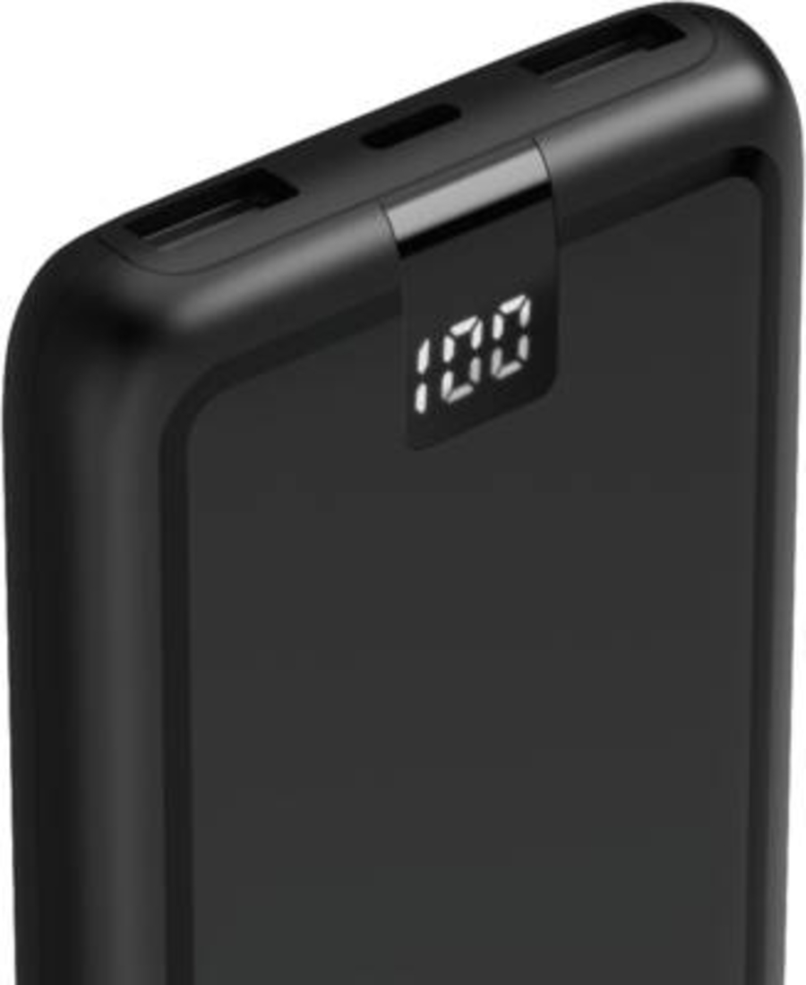 Hama 201709 Power Pack "Performance 10", 10000 mAh 3 Ausgänge: USB-C, 2x USB-A, Anthrazit
