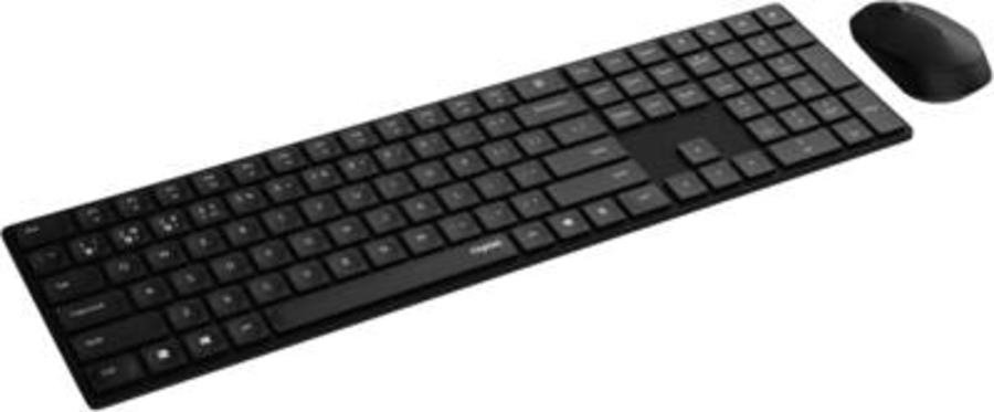 Rapoo 221172 Kabelloses Multi-Mode-Deskset "8020M",  QWERTZ, Schwarz