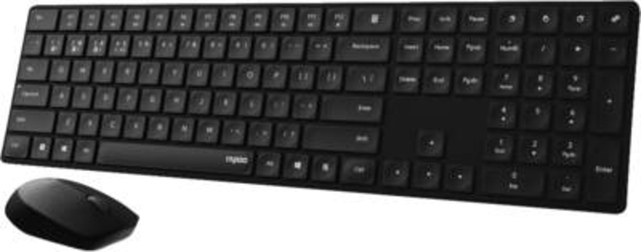 Rapoo 221172 Kabelloses Multi-Mode-Deskset "8020M",  QWERTZ, Schwarz