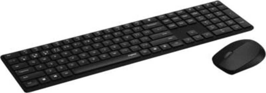 Rapoo 221172 Kabelloses Multi-Mode-Deskset "8020M",  QWERTZ, Schwarz
