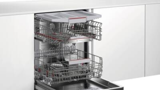Bosch SBV6ZCX16E Geschirrspüler einbau vollintegriert 60 cm mit Besteckscublade Restlaufzeitanzeige,