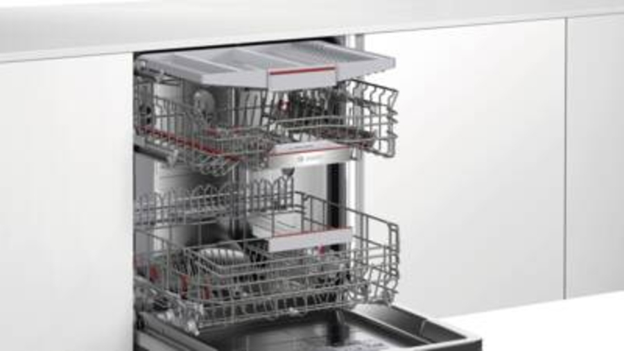 Bosch SBV6ZCX16E Geschirrspüler einbau vollintegriert 60 cm mit Besteckscublade Restlaufzeitanzeige,