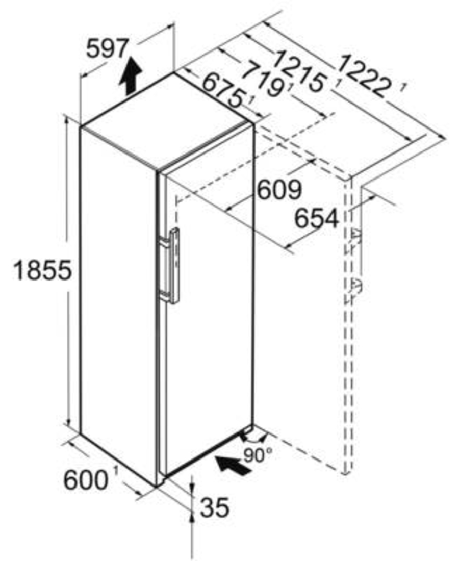 Liebherr FNc 527i-22 Standgefrierschrank mit NoFrost und EasyTwist- Ice