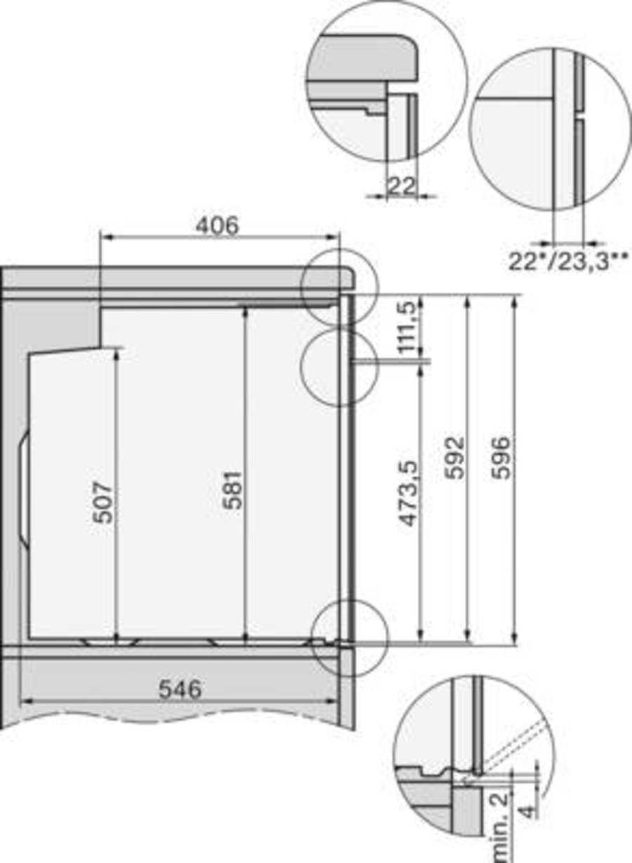 Miele H2459E+KM6012 Herdset Obsidianschwarz 
